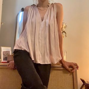 Blush Silk Airy Top • Ulla Johnson • EUC